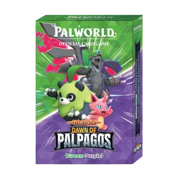 Palworld: Dawn of Palpagos Green-Purple Trial Deck