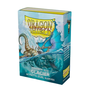 Dragon Shield Japanese Size Card Sleeves - Dual Matte Glacier 'Miniom' (60 Sleeves)