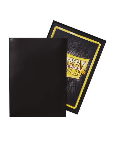 Dragon Shield (Standard size) (100) Protective Sleeves - Black - Image 2