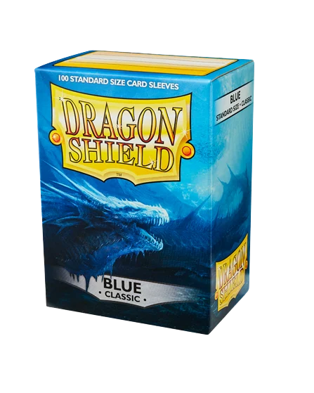 Dragon Shield (Standard size) (100) Protective Sleeves - Blue