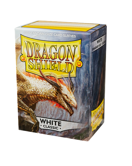 Dragon Shield (Standard size) (100) Protective Sleeves - White