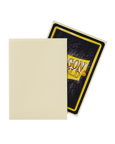 Dragon Shield (Standard size) (100) Protective Sleeves - Matte Ivory - Image 3