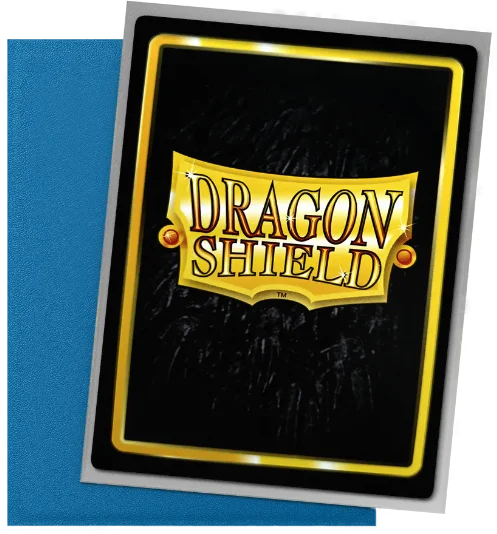 Dragon Shield Blue (Cobalt) Silver Dual Matte Sleeves - Standard Size (100 Sleeves) - Image 3