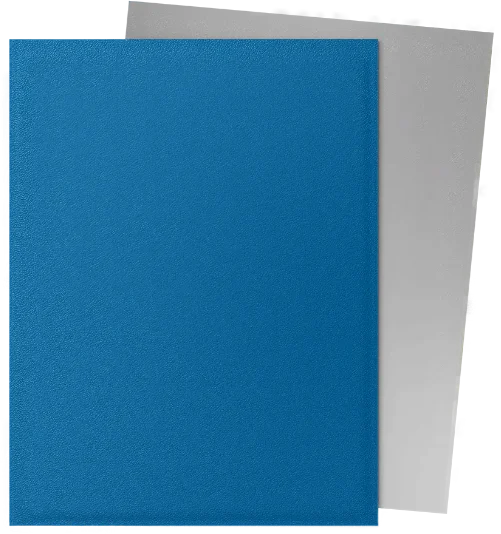 Dragon Shield Blue (Cobalt) Silver Dual Matte Sleeves - Standard Size (100 Sleeves) - Image 4