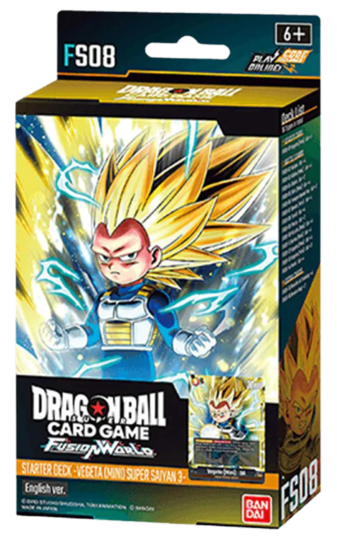 DragonBall Super Card Game: Fusion World Starter Deck Vegeta (Mini) Super Saiyan 3