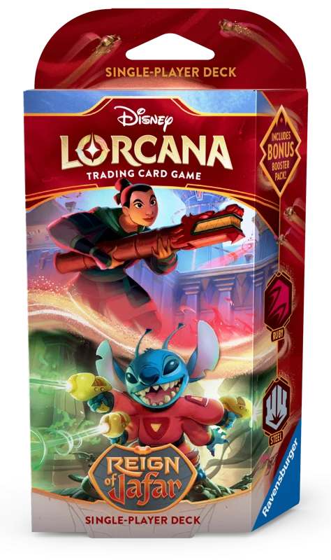 Disney Lorcana Reign of Jafar Starter Deck - Mulan and Stitch