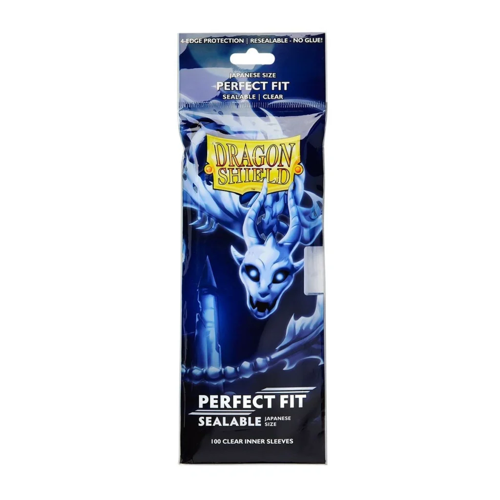 Dragon Shield Clear - Sealable Perfect Fit Sleeves Japanese Size